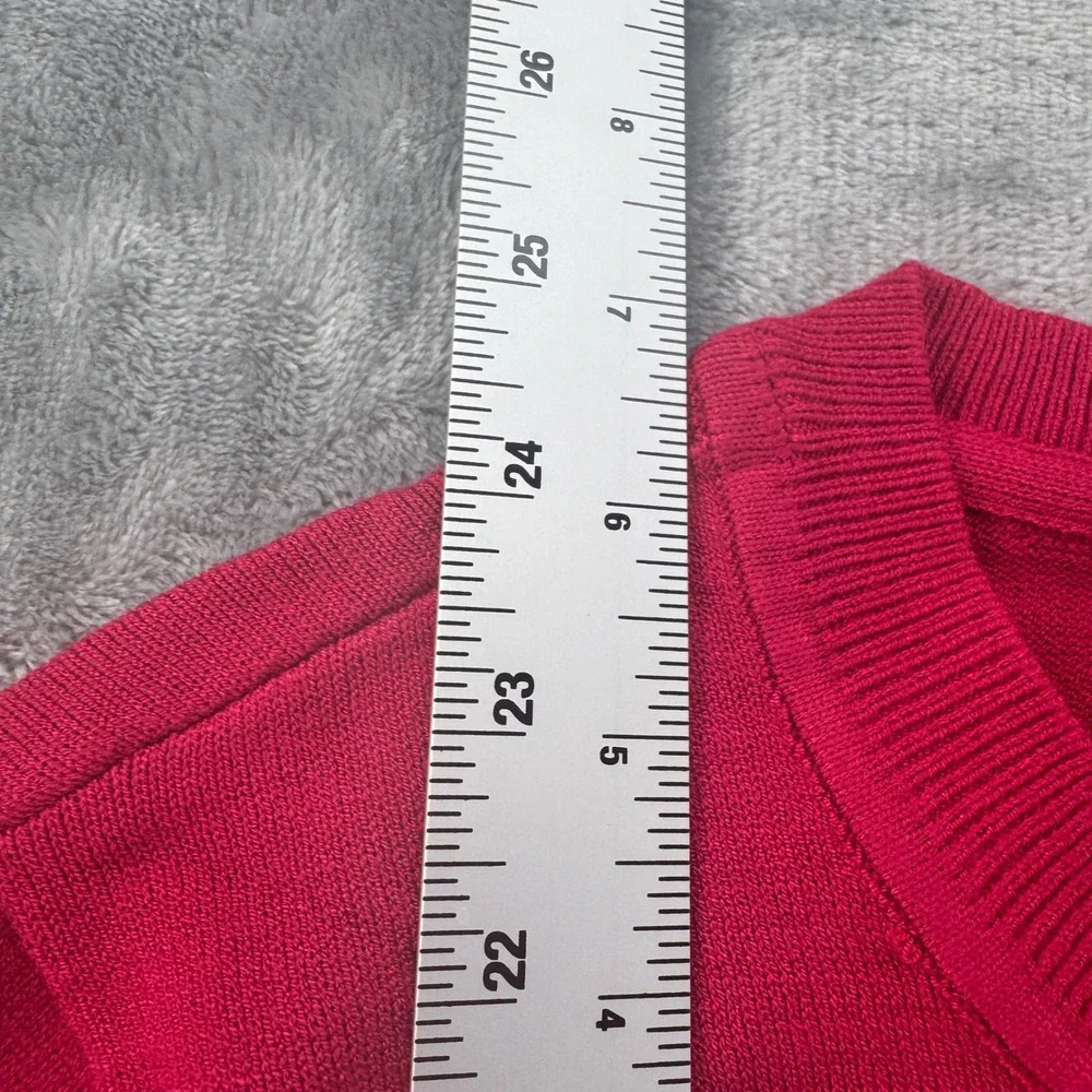 NWOT Studio Park Red Dice Graphic Crewneck Sweater‎ Medium Pullover